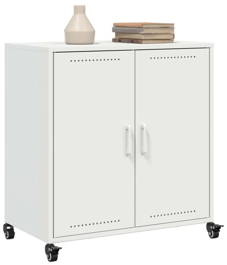 Aparador 68x39x72 cm aço branco