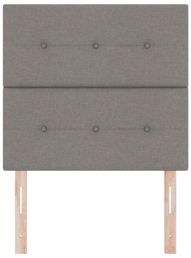 Cabeceira LED Taupe 100 cm em Tecido
