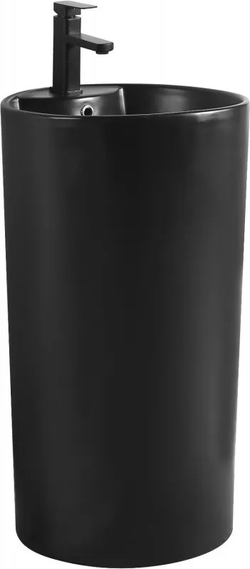 Mexen Mana lavatório de chão 45 x 45 cm, preto mate - 26074670