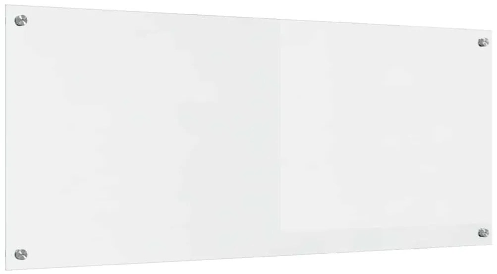 Revestimento de Cozinha vidaXL Transparente 120x50x0,6 cm em Vidro Tem