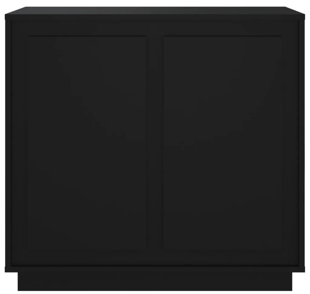 Aparador 80x34x75 cm derivados de madeira preto