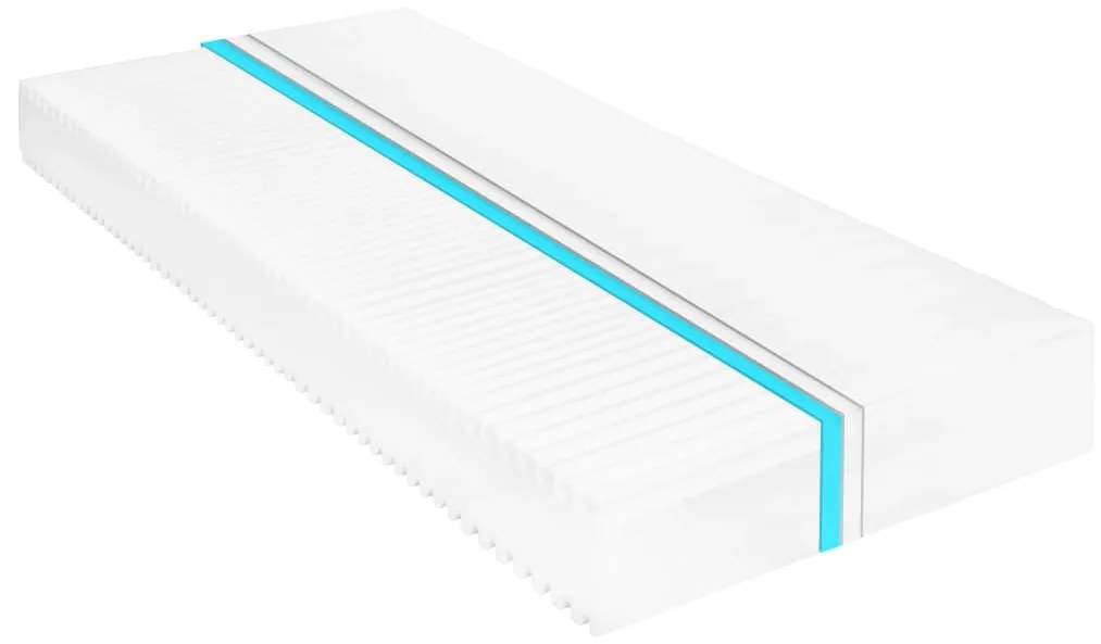 282800 vidaXL Colchão 140x200 cm 7 zonas espuma PU 16 cm H2 H3