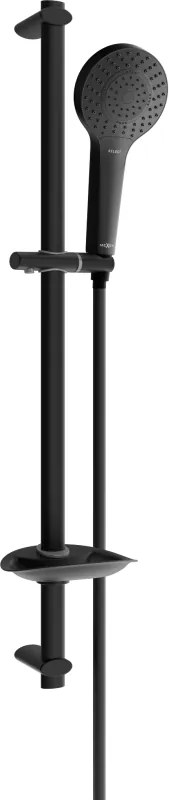 Mexen DB05 conjunto de duche deslizante, preto - 785054584-70