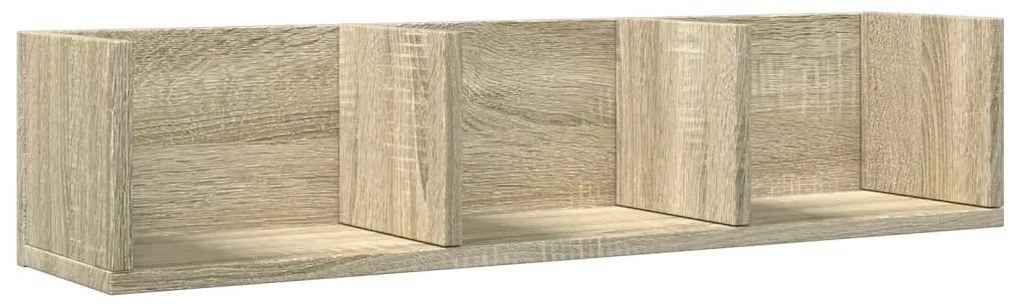 Armários parede 2pcs 75x18x16,5cm deriv.madeira carvalho sonoma