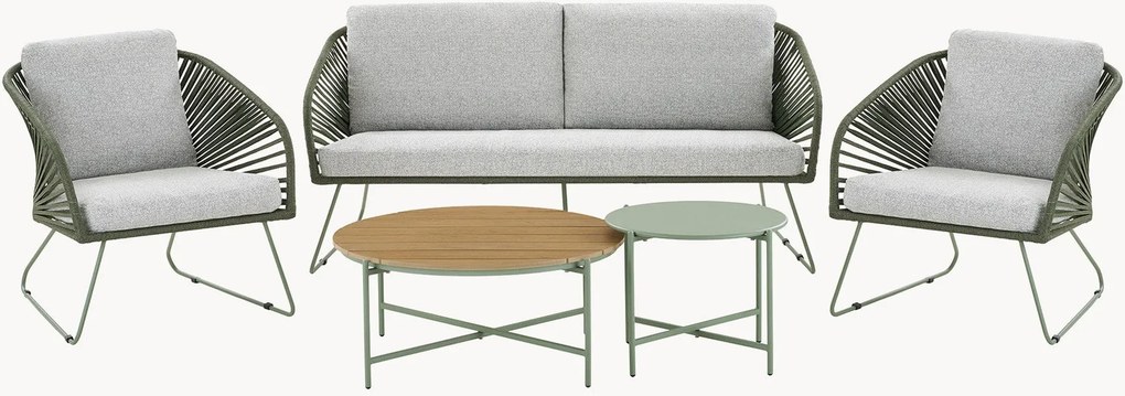 Conjunto lounge de jardim Novella, conjunto de 5