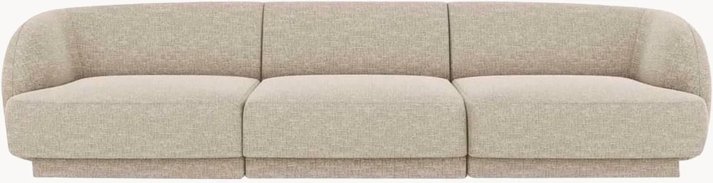 Sofá em chenille Miley (4 lugares), L 255 cm
