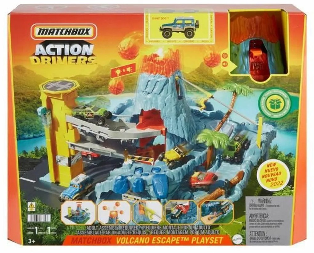 Figuras de Ação Mattel Volcano