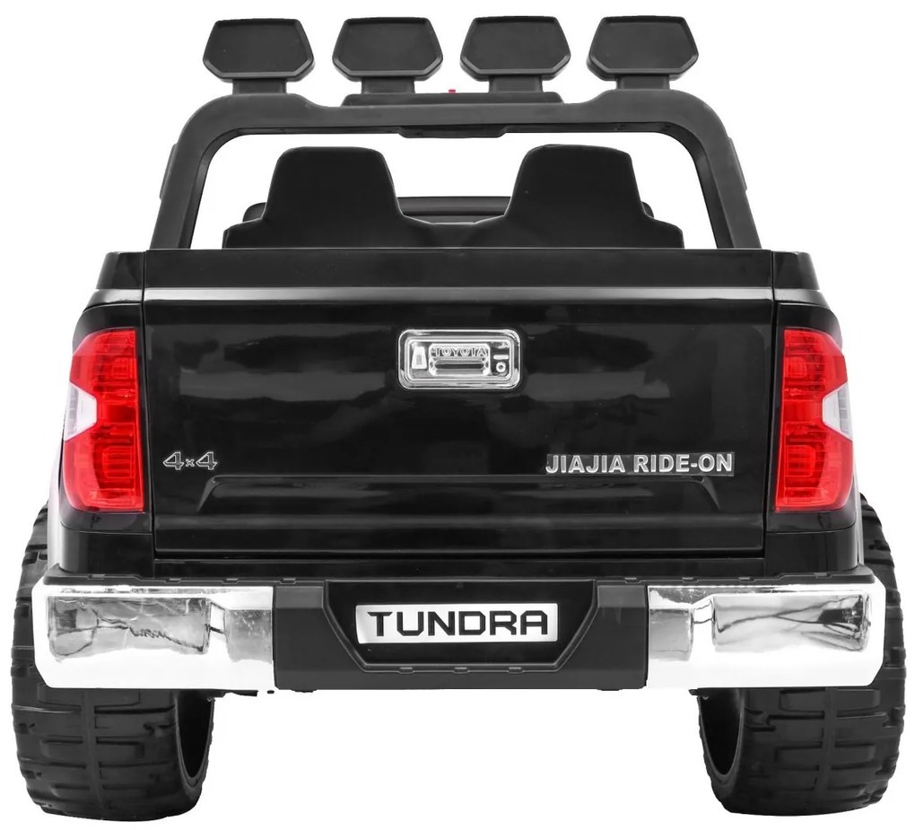 Carro elétrico para Crianças 24V 200W 2 Lugares Toyota Tundra XXL Rodas de EVA, Assento de couro Preto