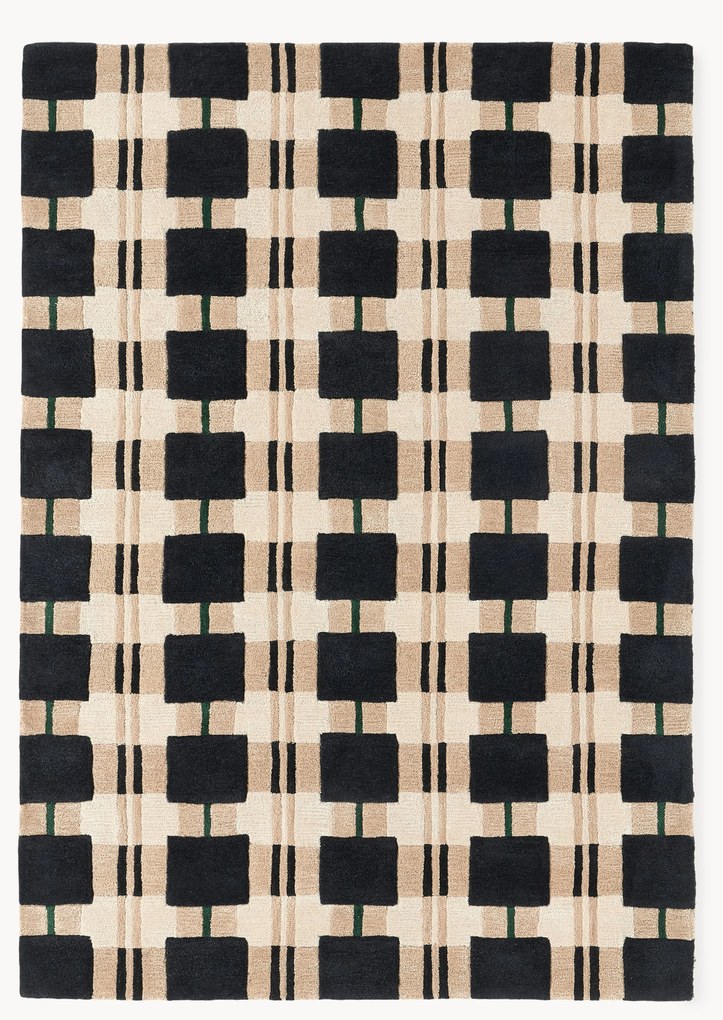 Tapete em lã artesanal Kimi