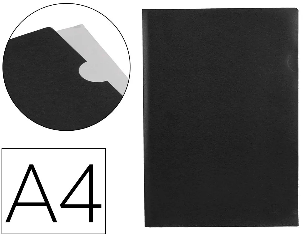Dossier Em L A4 Preto