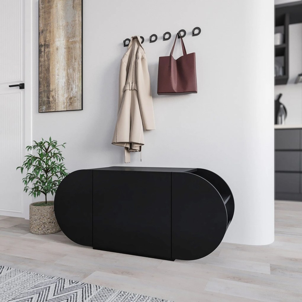 Hall Stand Berlin BA – Nogueira – 120x200x35 cm