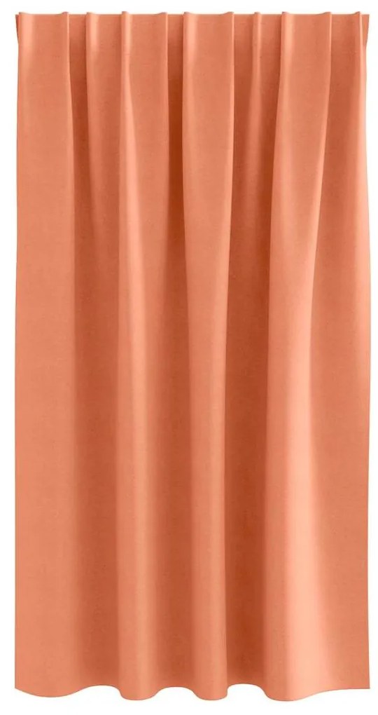Cortinas com cortinas 2 pcs Terracota 140 x 140 cm Poliéster