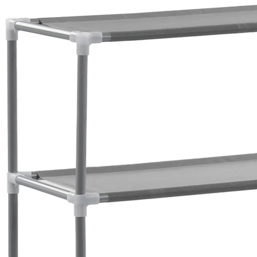 Estante de 3 prateleiras p/ lavandaria 69x28x169 cm prateado