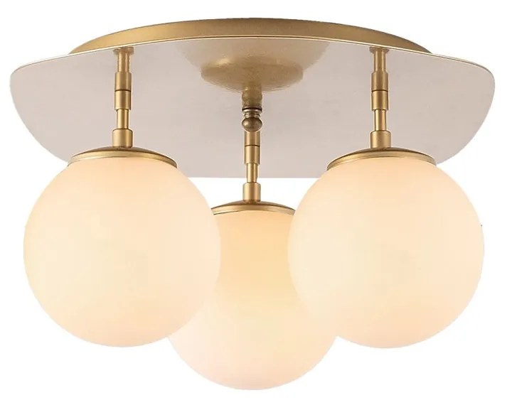 Candeeiro de Teto Well – Dourado – 37 x 44 x 25 cm