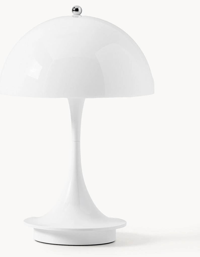 Candeeiro de mesa LED portátil e regulável Panthella 160, Design Verner Panton