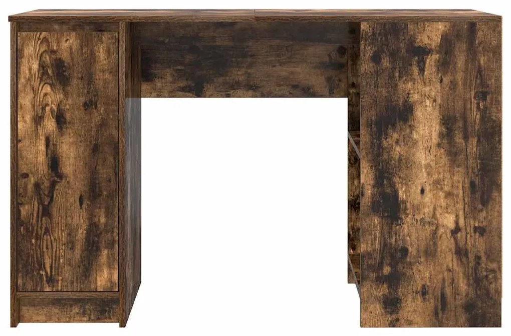 Secretária 120x42x76cm derivados de madeira cor carvalho fumado