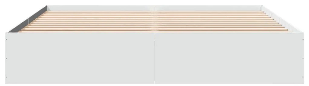 Estrutura de cama 200x200 cm derivados de madeira branco