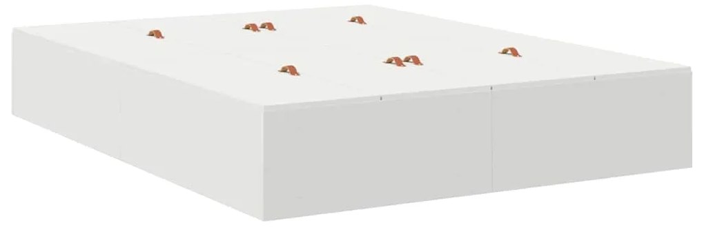 Cama com Arrumação Branca 160x200 cm