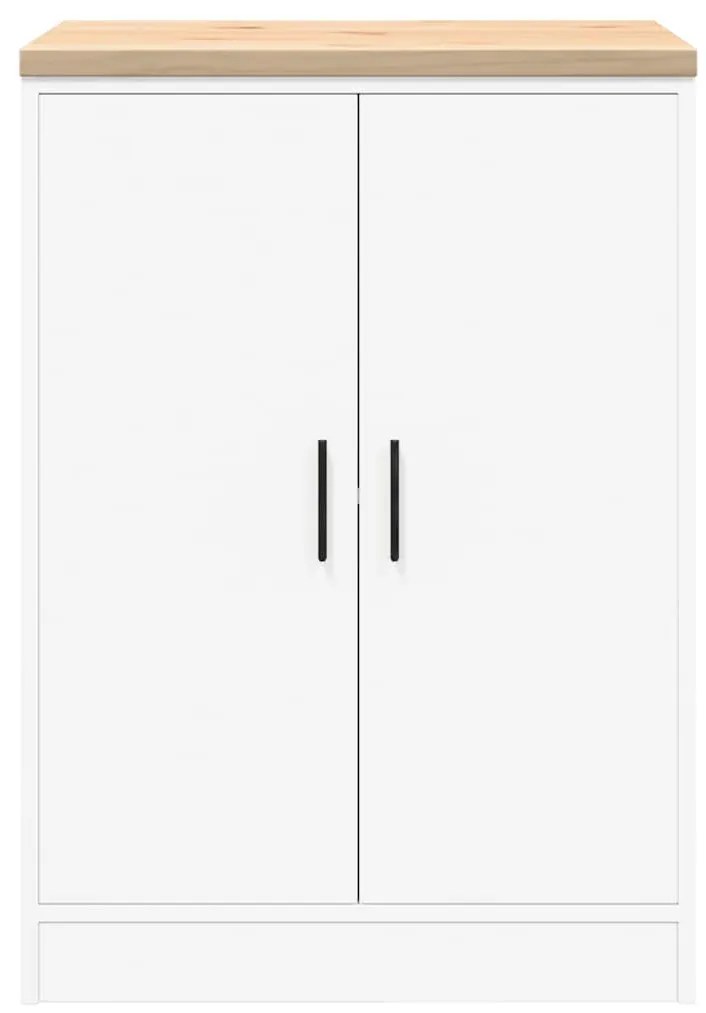 Armário de arrumação de garagem Branco 60x51x85 cm