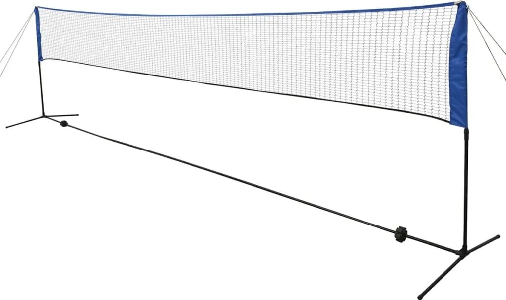 Rede de badminton com volantes 600x155 cm