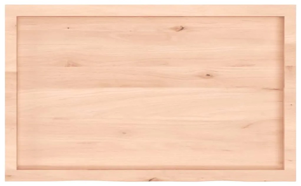 Prateleira de parede 100x60x(2-4)cm carvalho maciço não tratado