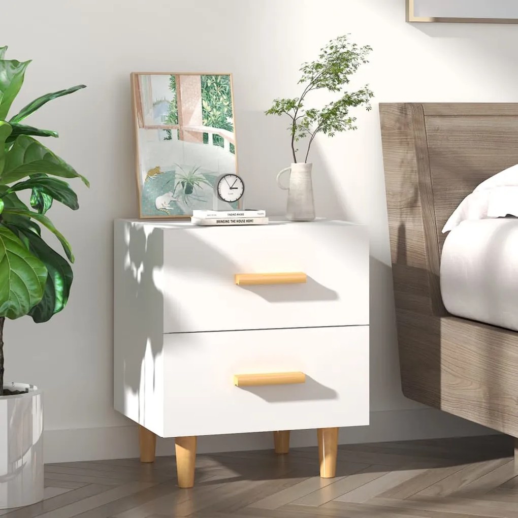 811970 vidaXL Mesa de cabeceira 40x35x47,5 cm branco