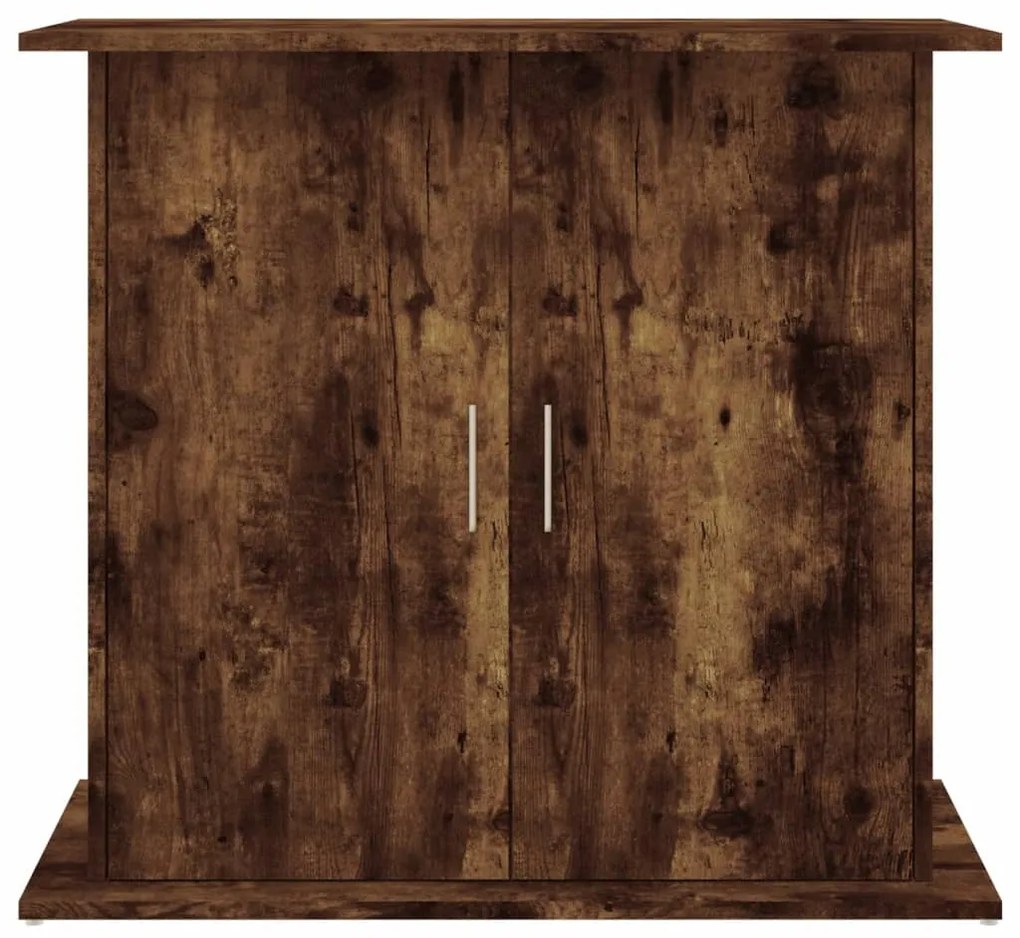 Suporte de aquário 81x36x73 cm deriv. madeira carvalho fumado