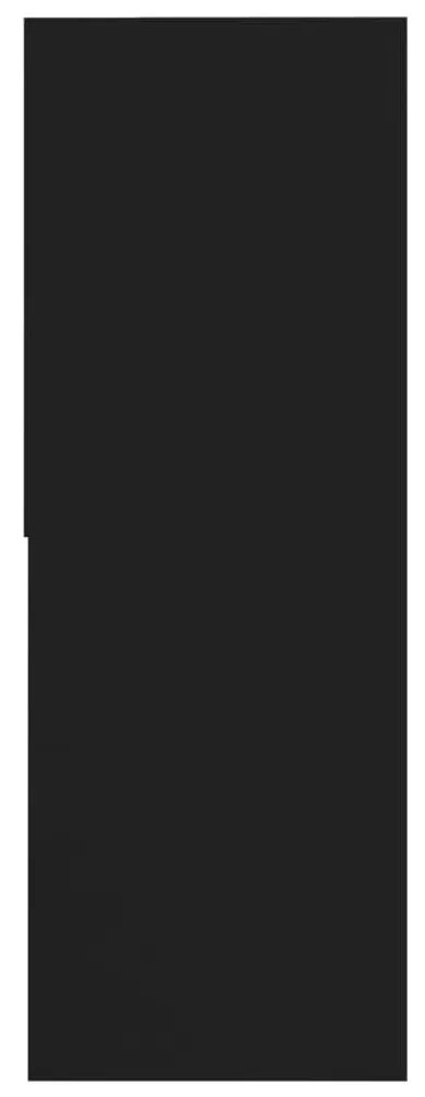 Estante 67x24x161 cm derivados de madeira preto