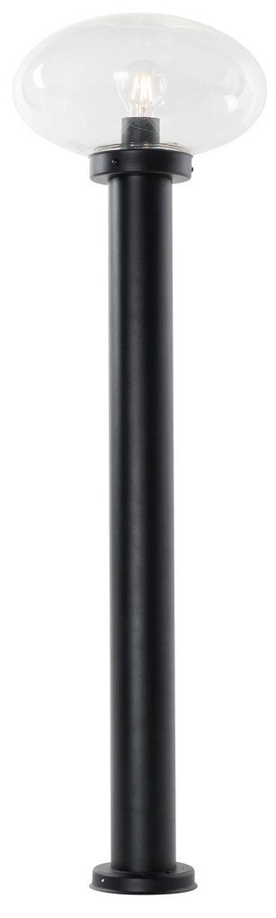 Candeeiro de exterior moderno preto 100 cm - Elly Moderno