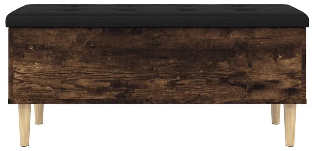 Banco arrumação 102x42x46 cm derivados madeira carvalho fumado