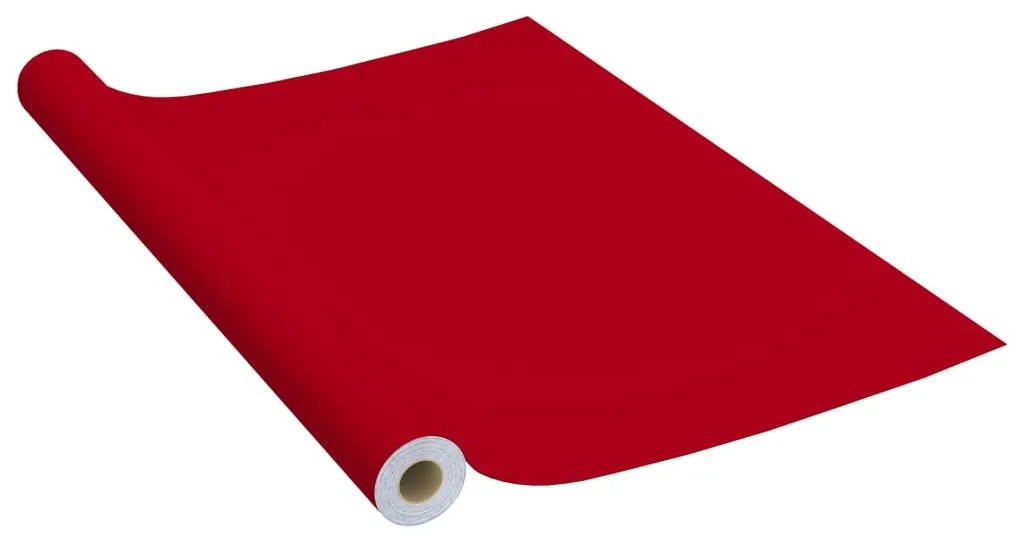 Autocolante para móveis 2 pcs 500x90 cm PVC vermelho