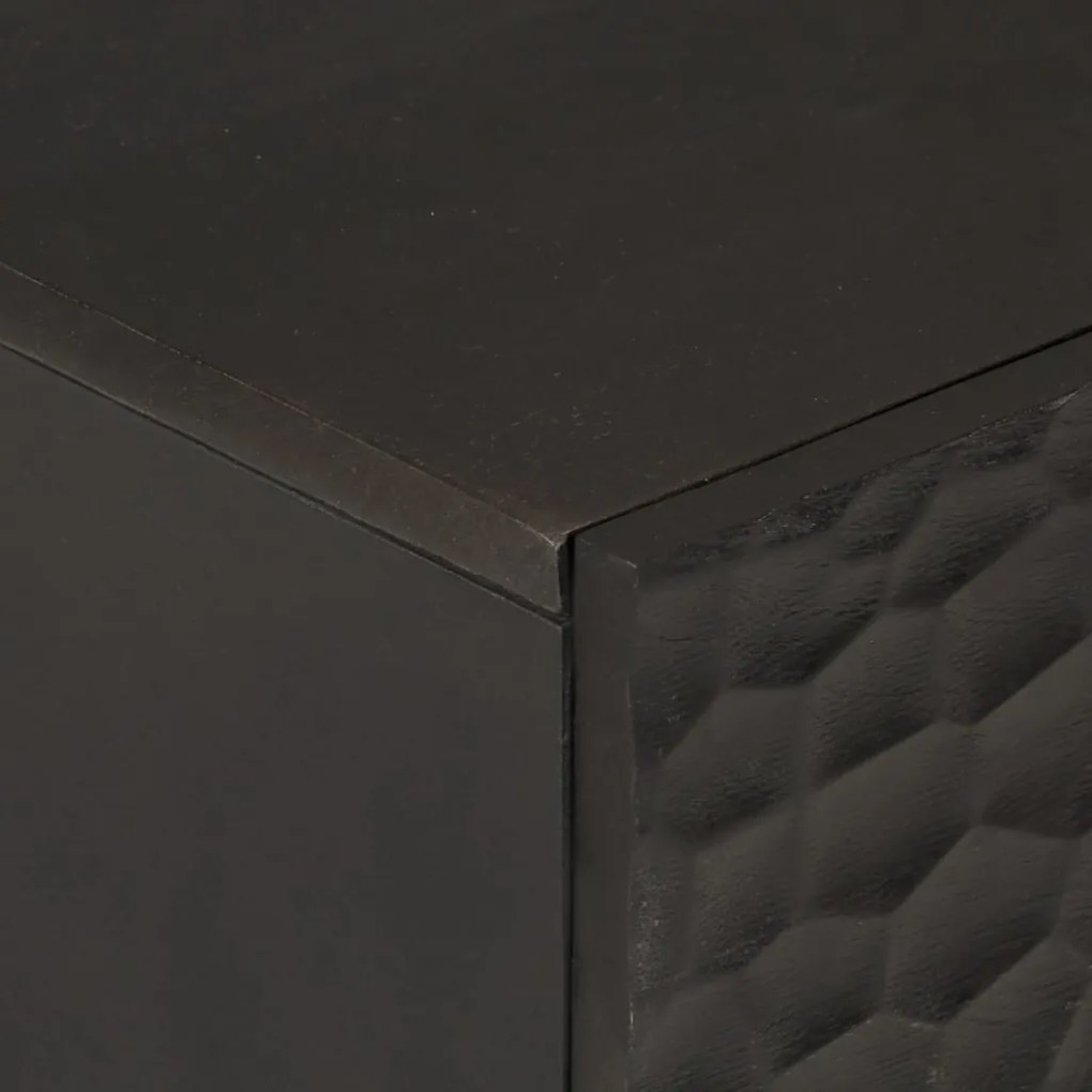 Móvel de apoio 40x33x75 cm madeira de mangueira maciça preto
