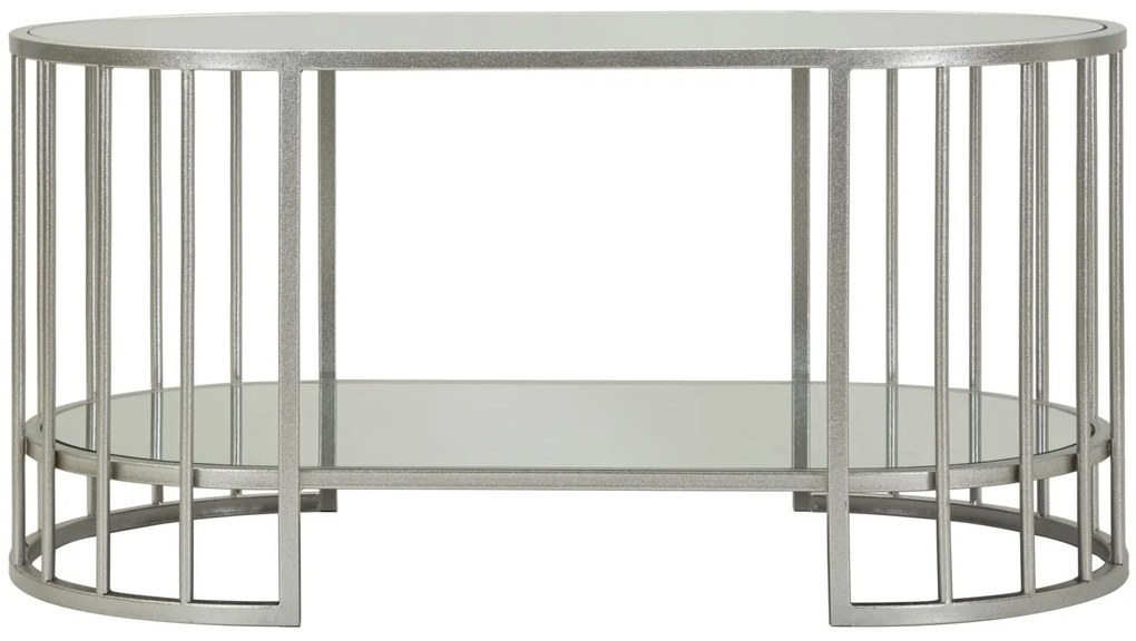 MESA DE CENTRO SMIRNE 90X50X45 CM PRATA