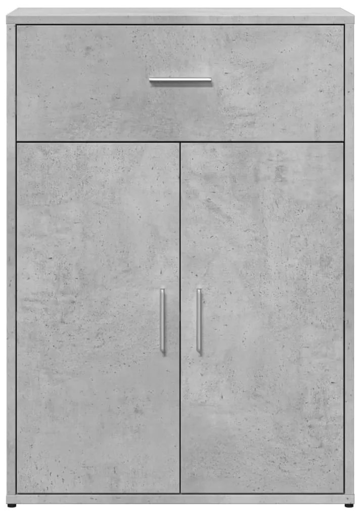Aparadores 2 pcs 60x30x84 cm derivados madeira cinzento cimento