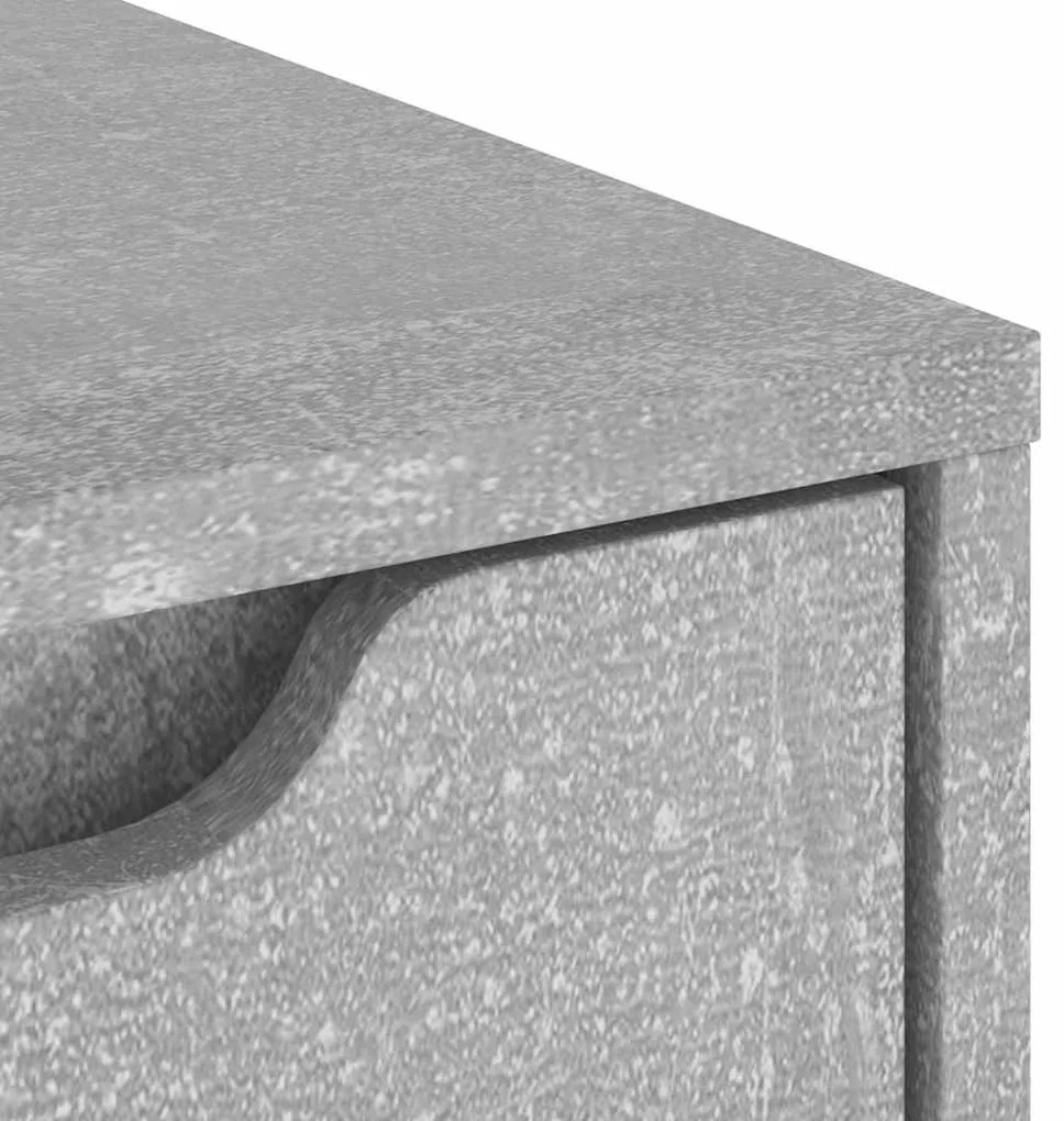 Aparador VISNES 60x40x73 cm concreto cinzento