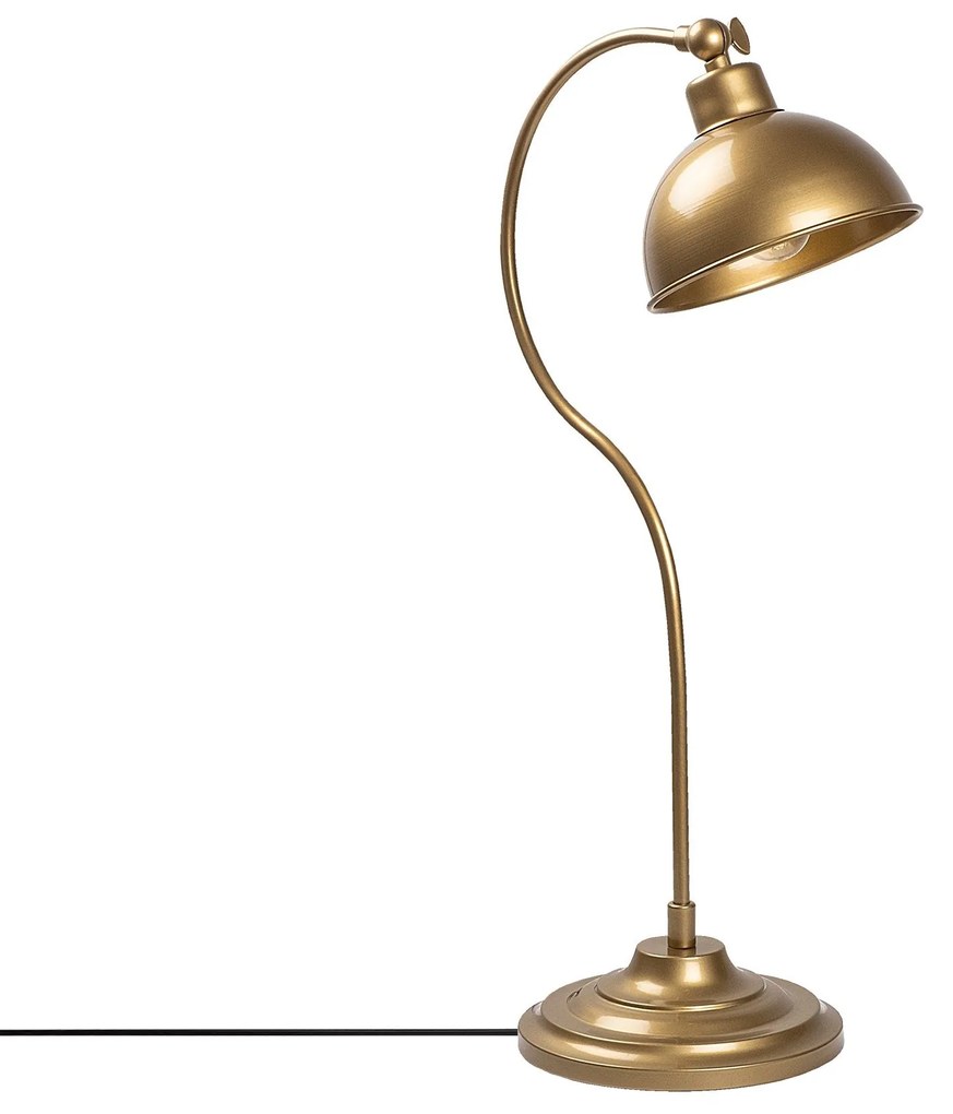 Candeeiro de Mesa Konika – Dourado – 19 x 29 x 58 cm