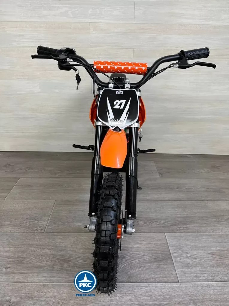 Mota elétrica Cross para crianças Moto Dirk 36V 800W Laranja