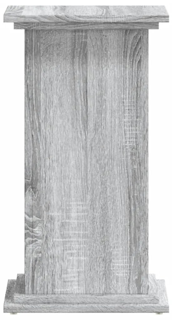 Suporte p/ plantas 33x33x60 cm derivados madeira cinza sonoma