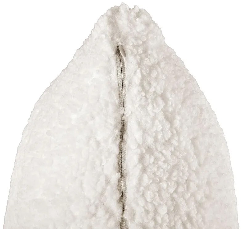 Sofá de 3 lugares em tecido bouclé branco GRANNA Beliani