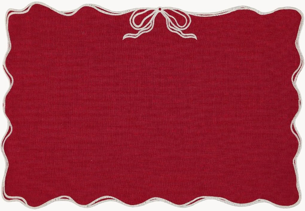 Individual de mesa com bordado Viena