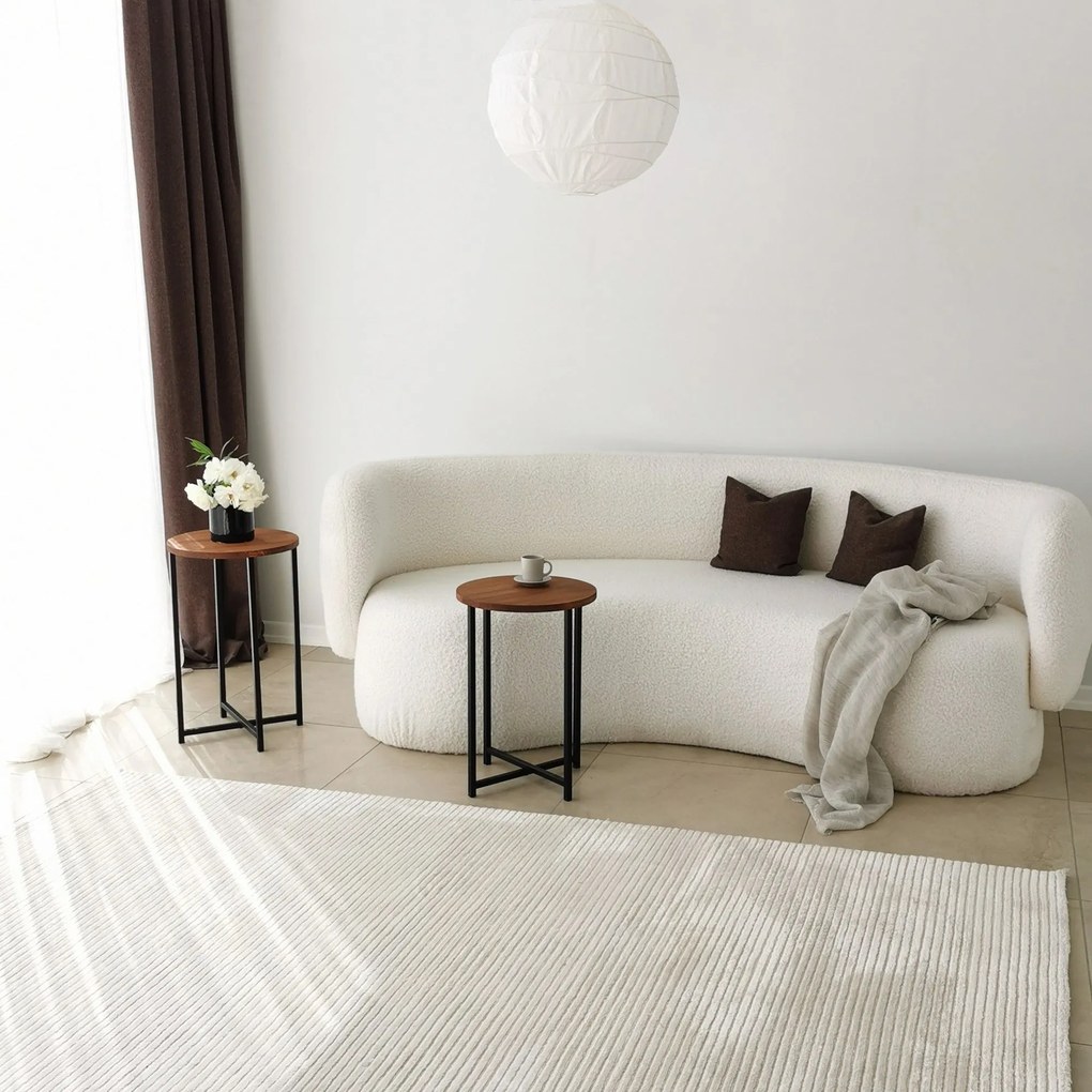 Mesa de Centro Neta – Carvalho – Grande: 35x55x35 cm / Pequena: 35x50x