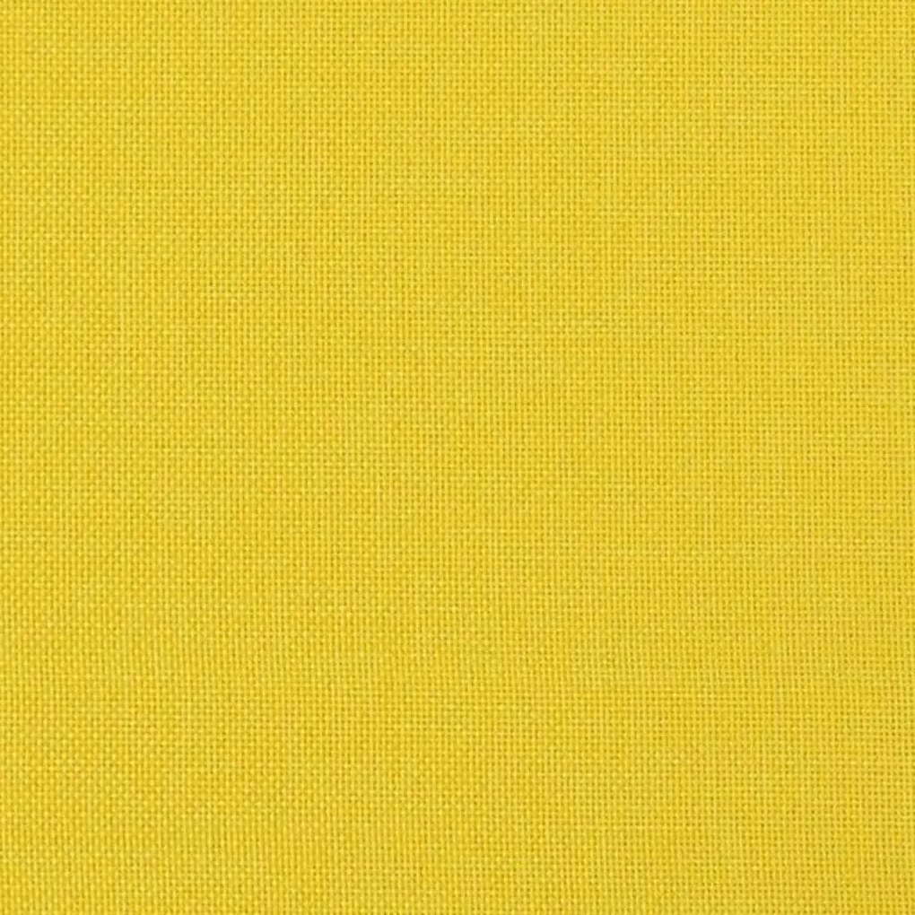 Cadeira de descanso tecido amarelo claro