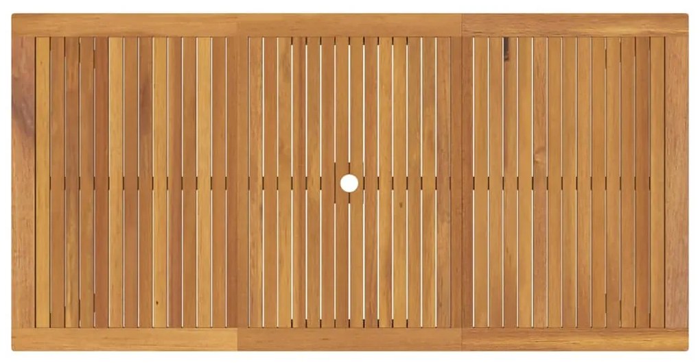 Conjunto de Jantar de Jardim 9 pcs Preto 200 x 100 x 74 cm