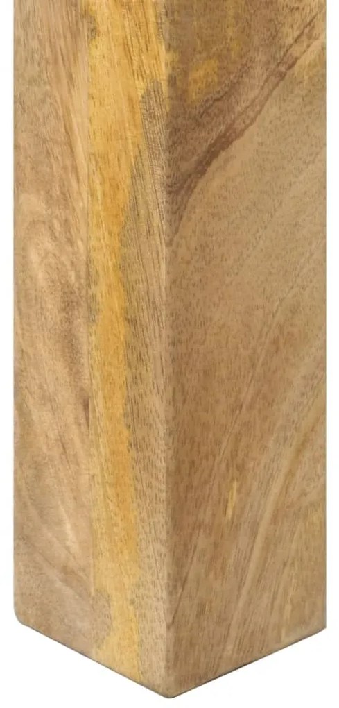 Mesa consola 110x35x76 cm madeira de mangueira áspera