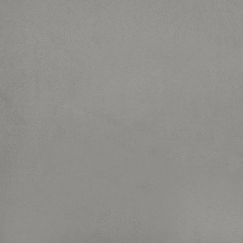 Estrutura de cama sem colchão 160x200 cm veludo cinzento-claro