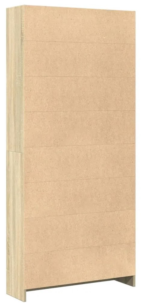 Estante 80x24x176 cm derivados de madeira carvalho sonoma