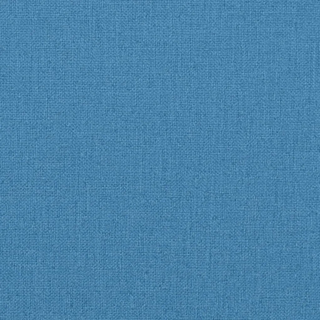 Almofadão p/ banco jardim 180x50x7 cm mesclado tecido azul