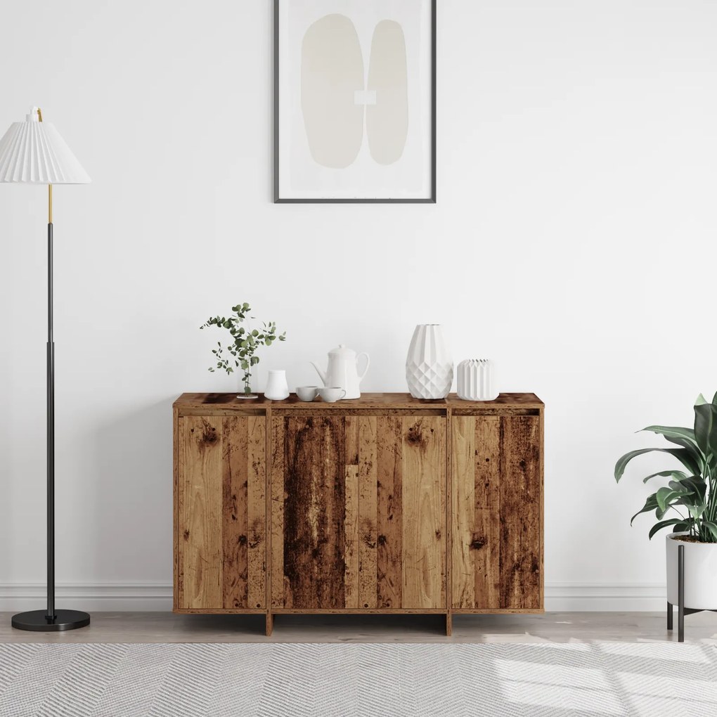 Aparador Castanho Madeira velha Madeira 120 x 41 x 75 cm Aparador