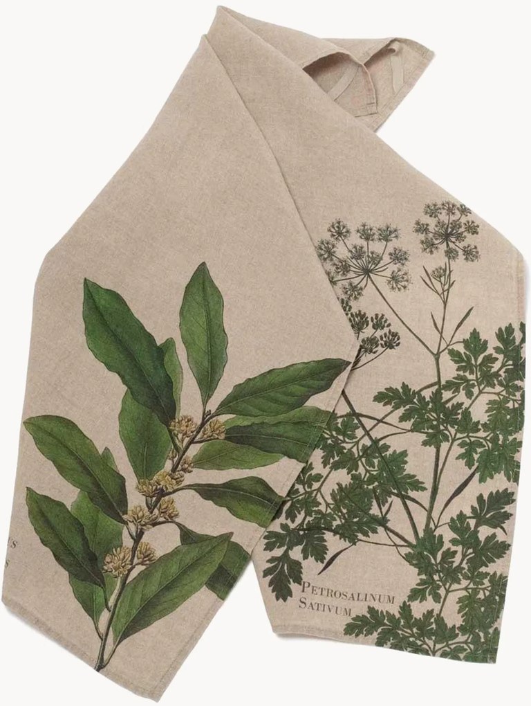 Panos de cozinha em linho Parsley & Bay, conjunto de 2