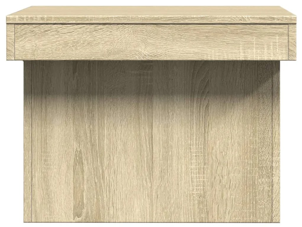 Mesa de centro 80x55x40 derivados de madeira carvalho sonoma